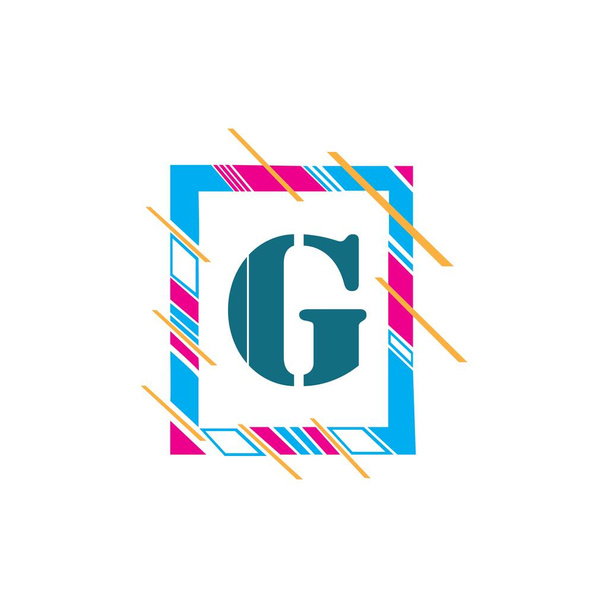Buchstabe G Logo-Symbol Design-Vorlagen-Elemente für Ihre Anwendung oder Unternehmensidentität - Vektor, Bild