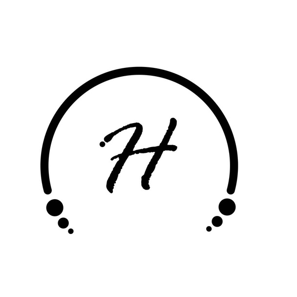 Літера H значок логотипу Векторний дизайн елементів шаблону
 - Вектор, зображення