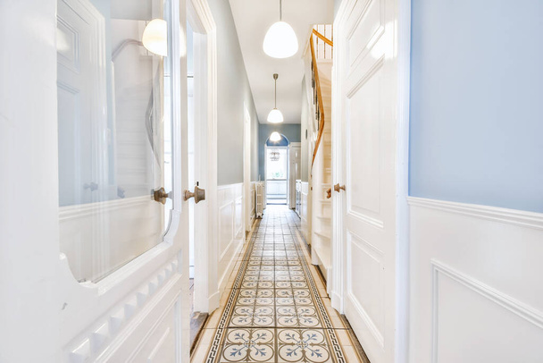 Empty corridor design - Фото, изображение