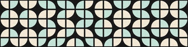 Abstraktní barevné geometrické mozaiky vzor generativní výpočetní umění ilustrace, imitace dlaždic barevné kusy - Vektor, obrázek