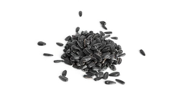 Sunflower seeds isolated on a white background - Photo, Image