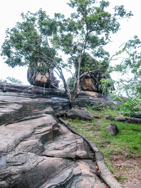 Polonnaruwa, Sri Lanka. Las ruinas de un antiguo templo, rastros de una antigua civilización altamente desarrollada. - Foto, Imagen