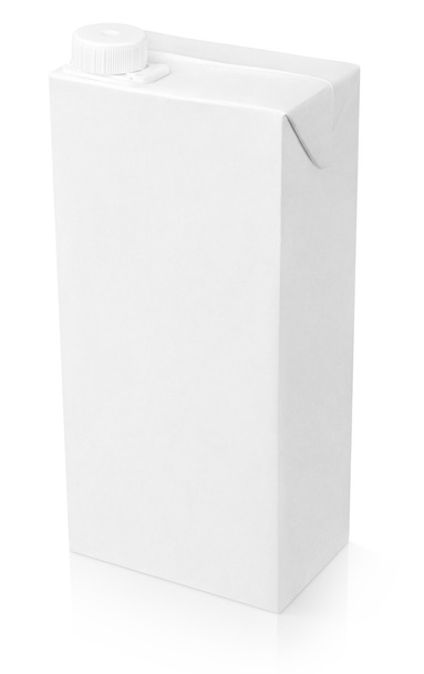 Blank white carton package - Fotoğraf, Görsel