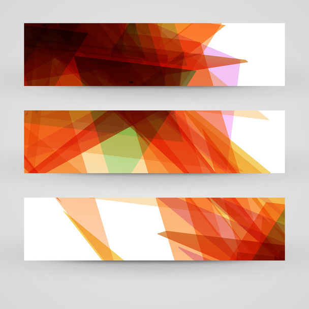 Vector banner set for your design - Vector, Image