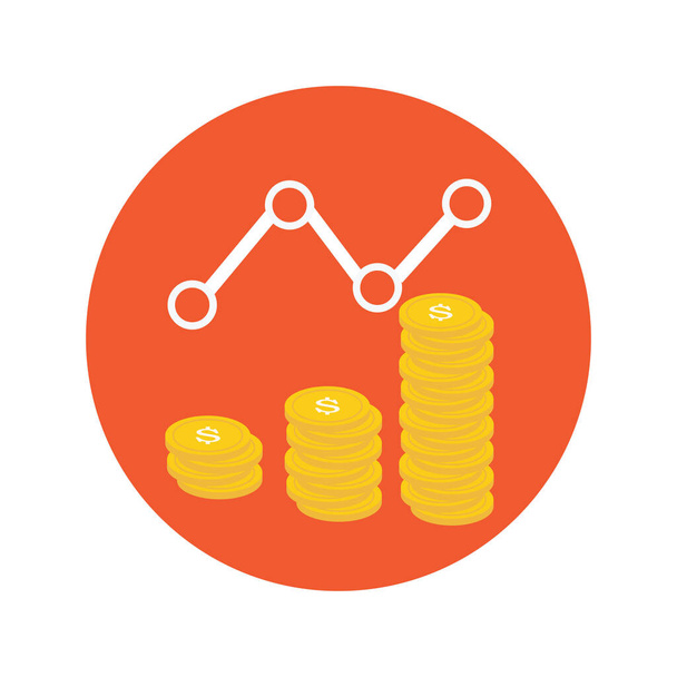 Gold ratio growth Vector Icon which can be easily modified or edit - Vektör, Görsel