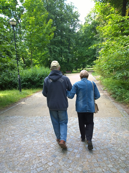 Senior couple in the park - Foto, imagen