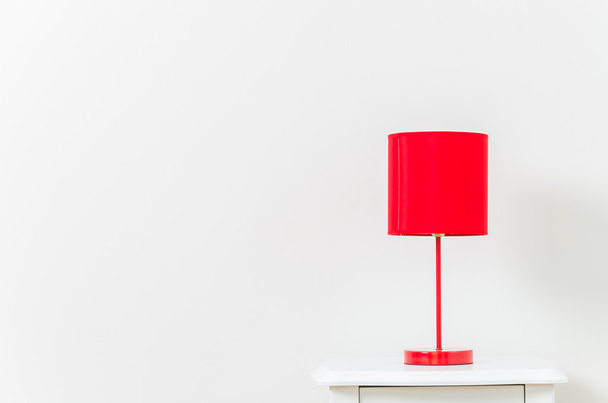 Lamp on bedside table - Foto, Imagem
