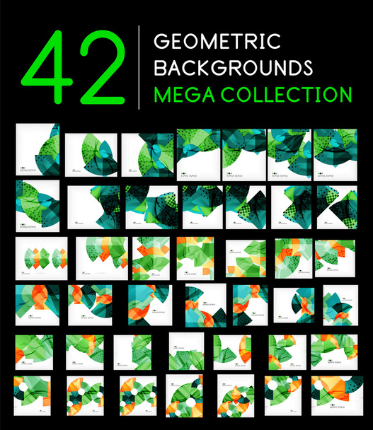 Mega colección de fondos abstractos - Vector, Imagen
