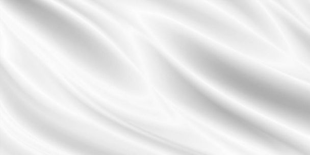 Beyaz kumaş arkaplan 3d illüstrasyon - Fotoğraf, Görsel