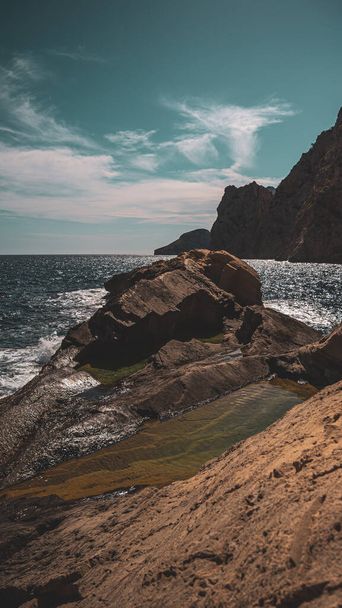 A beautiful shot of the Es Vedra island in Spain - Valokuva, kuva