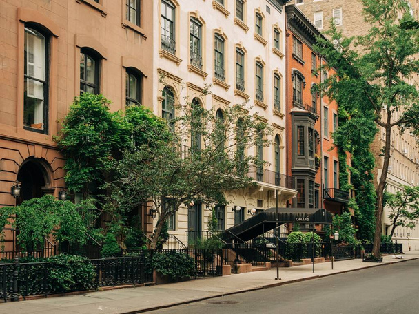 Residential buildings in the West Village, Manhattan, New York City - Φωτογραφία, εικόνα