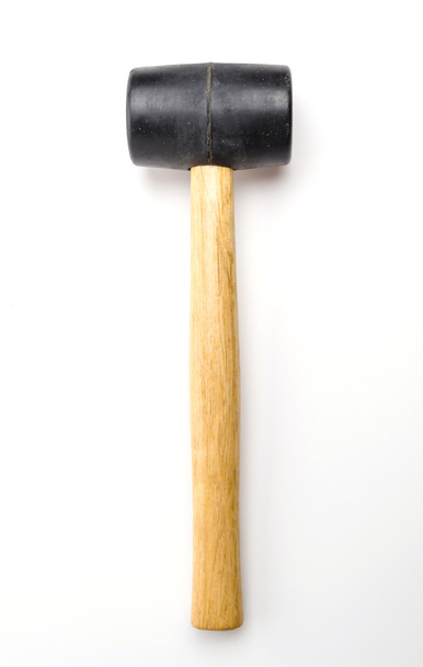 Hammer geïsoleerde witte achtergrond - Foto, afbeelding