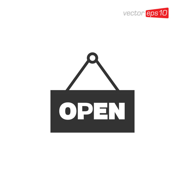Open Icon Sign Design Vector - Vector, Image