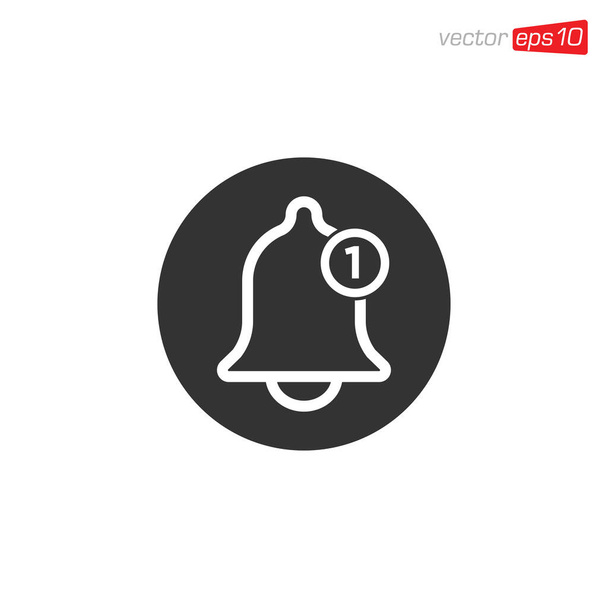 Bell Notificação ícone Design Vector - Vetor, Imagem
