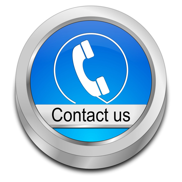 Button contact us - Photo, Image
