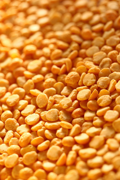 黄色の乾燥したエンドウ豆 - 写真・画像