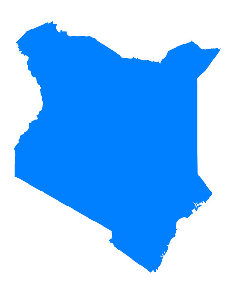Map of Kenya - Vector, Image
