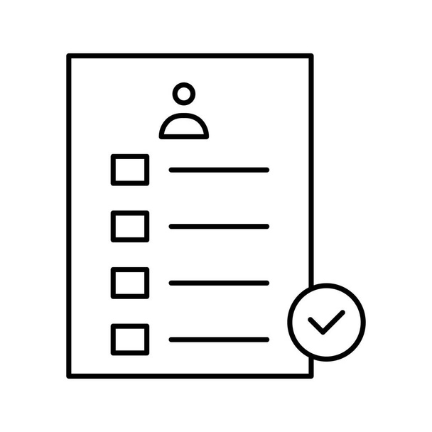 Application confirmation vector icon which can be easily modified or edit - Διάνυσμα, εικόνα