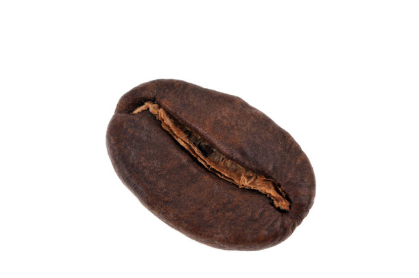 Coffee bean close-up on white background - Valokuva, kuva
