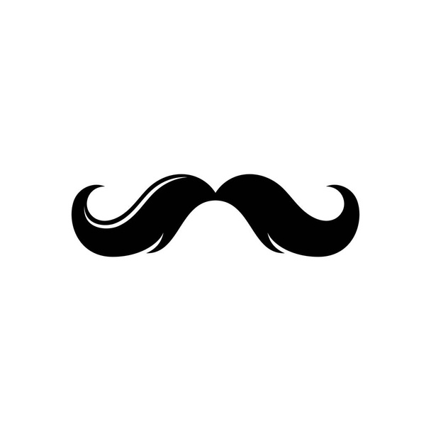 Набір значків вуса для перукарського логотипу перукарні та ретро-дизайну
 - Вектор, зображення
