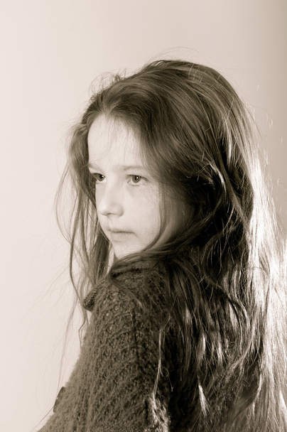 Cute young teenage girl portrait - Foto, Imagen