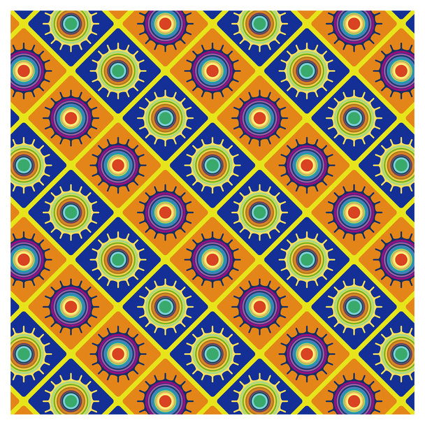 Behang achtergrond en kleurrijke patronen - Vector, afbeelding