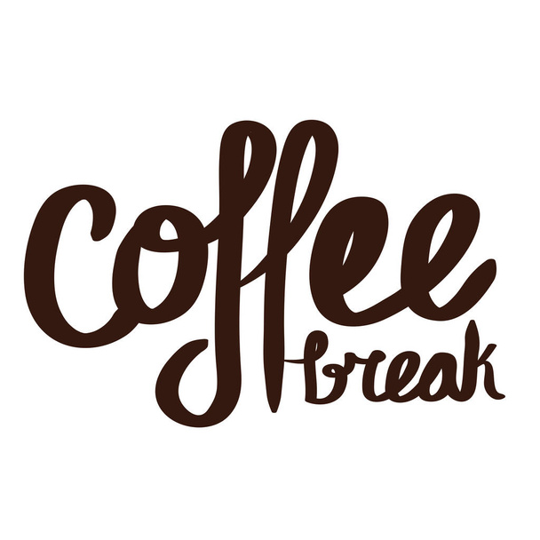 coffee break text - Вектор, зображення