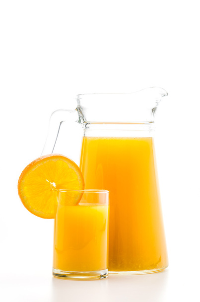 sklenice pomerančové šťávy - Fotografie, Obrázek