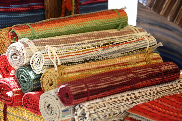 Roczny rynek tkacki w Haslach, Górnej Austrii, Austrii, Europie - Zdjęcie, obraz