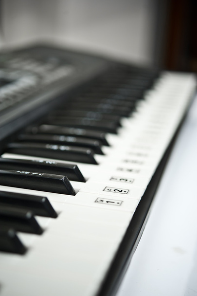 closeup πλήκτρα πιάνου  - Φωτογραφία, εικόνα