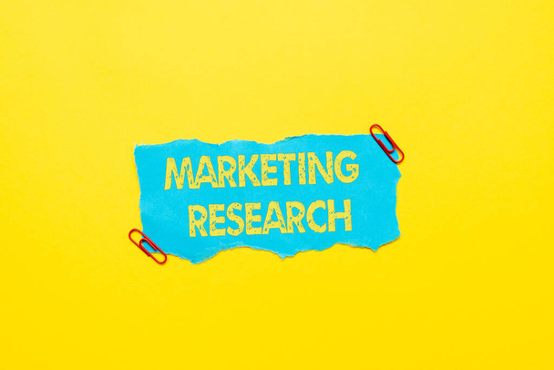 Text sign showing Marketing Research. Word Written on process of determining the viability of a new service Critical Thinking Finding Clues Answering Questions Collecting Data - Photo, Image