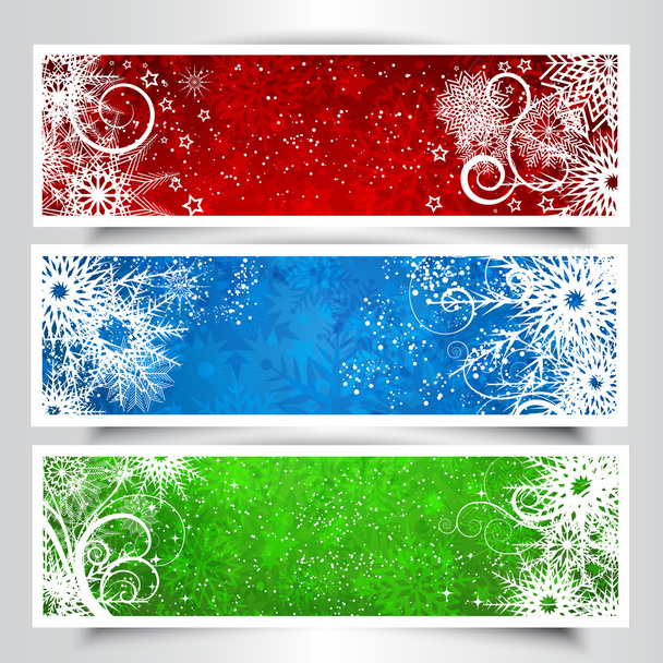 Christmas banners - Vector, Imagen