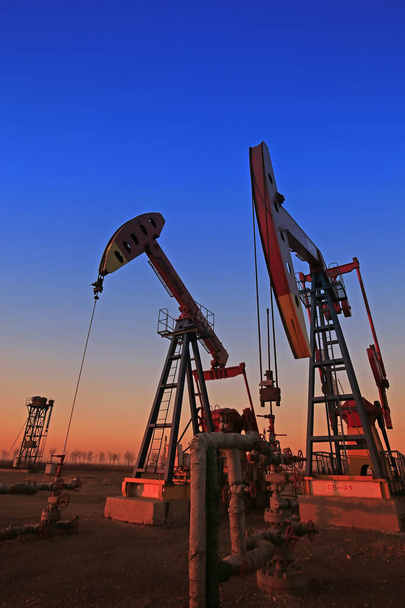The oil pump, industrial equipmen - Photo, Image