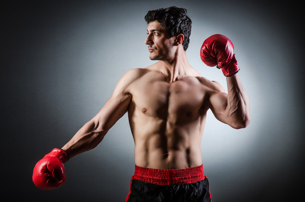 muskulöser Boxer - Foto, Bild
