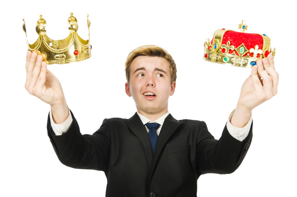 Бизнесмен с короной
 - Фото, изображение