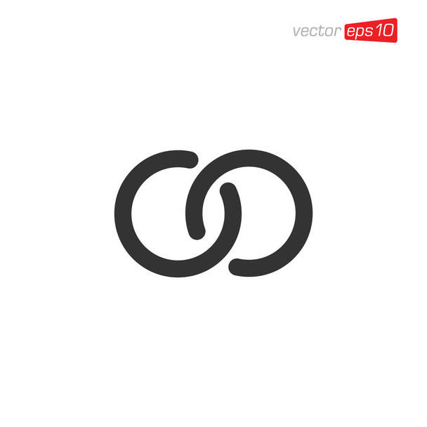 Infinity Icon Logo Design Konzept - Vektor, Bild