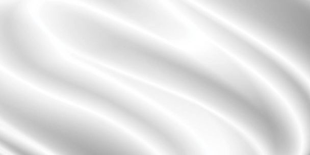 Kopya alanı 3 boyutlu resimli beyaz kumaş arkaplanı - Fotoğraf, Görsel