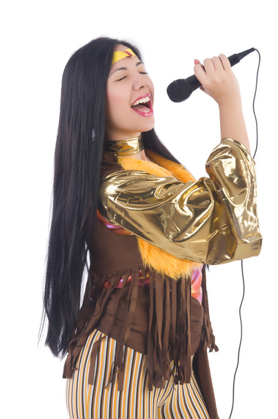 Mujer española cantando
 - Foto, imagen