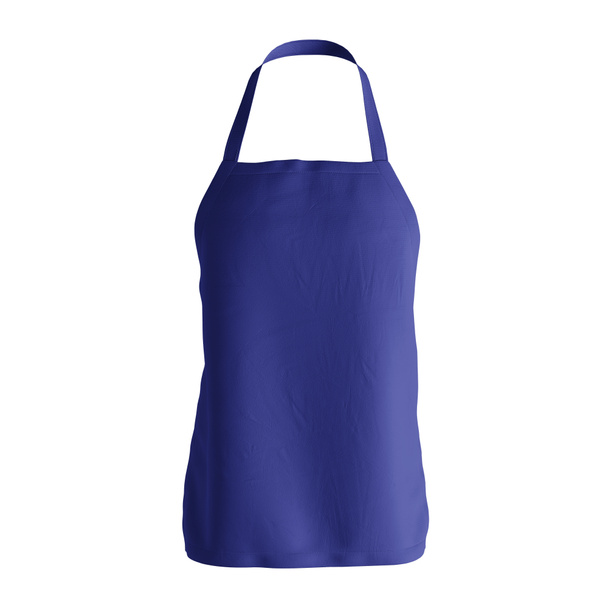 This Sweet  Apron Mockup In Clematis Blue Color, will give a perfect scene to make your designs products more life. - 写真・画像