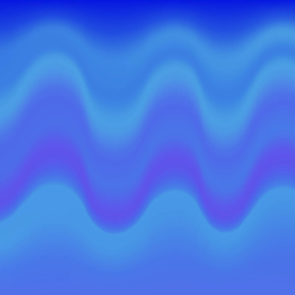 青い波の背景。抽象的な水リップルの背景。マンガ流体のベクトル図. - ベクター画像
