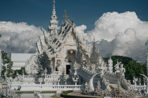 Wat Rong Khun, known as the White Temple. Chiang Rai, Thailand - Fotografie, Obrázek