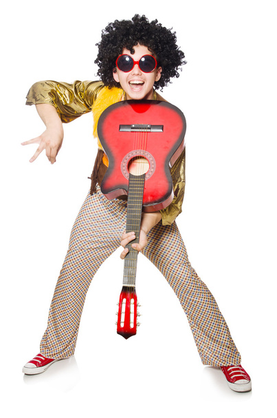 Hombre con guitarra
 - Foto, Imagen