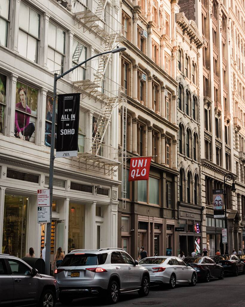 Buildings on Broadway, in Soho, Manhattan, New York City - Valokuva, kuva