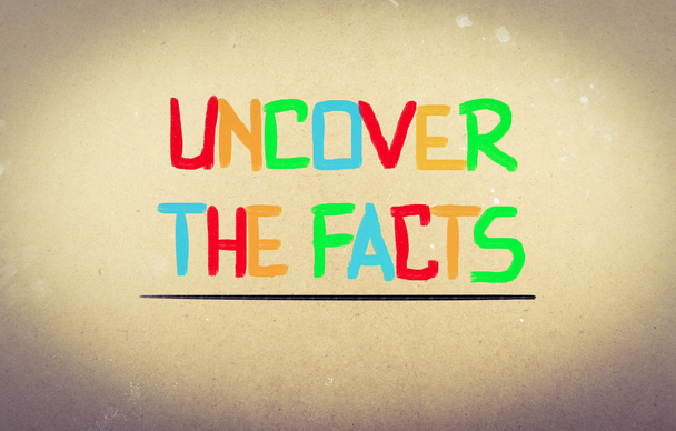 Uncover The Facts Concept - Photo, Image