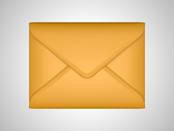 EMail and post: sealed paper envelope - Foto, Imagem
