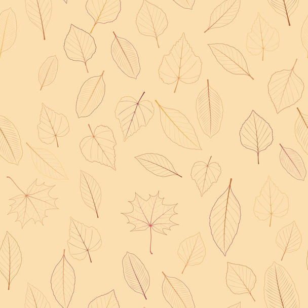 nahtlose Farbe Blätter Muster. plus Eps10 - Vektor, Bild