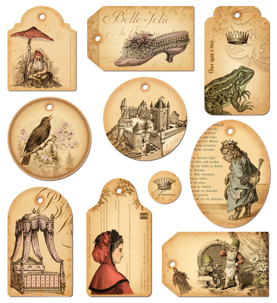 Fairy tale gift tags - Photo, Image