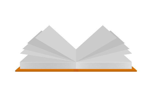 alfabetización libro abierto - Vector, imagen