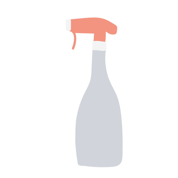 Botella de aerosol, ilustración, vector sobre un fondo blanco. - Vector, imagen