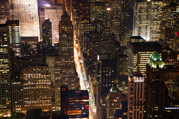 πόλη της Νέας Υόρκης πανόραμα του Μανχάταν - Φωτογραφία, εικόνα
